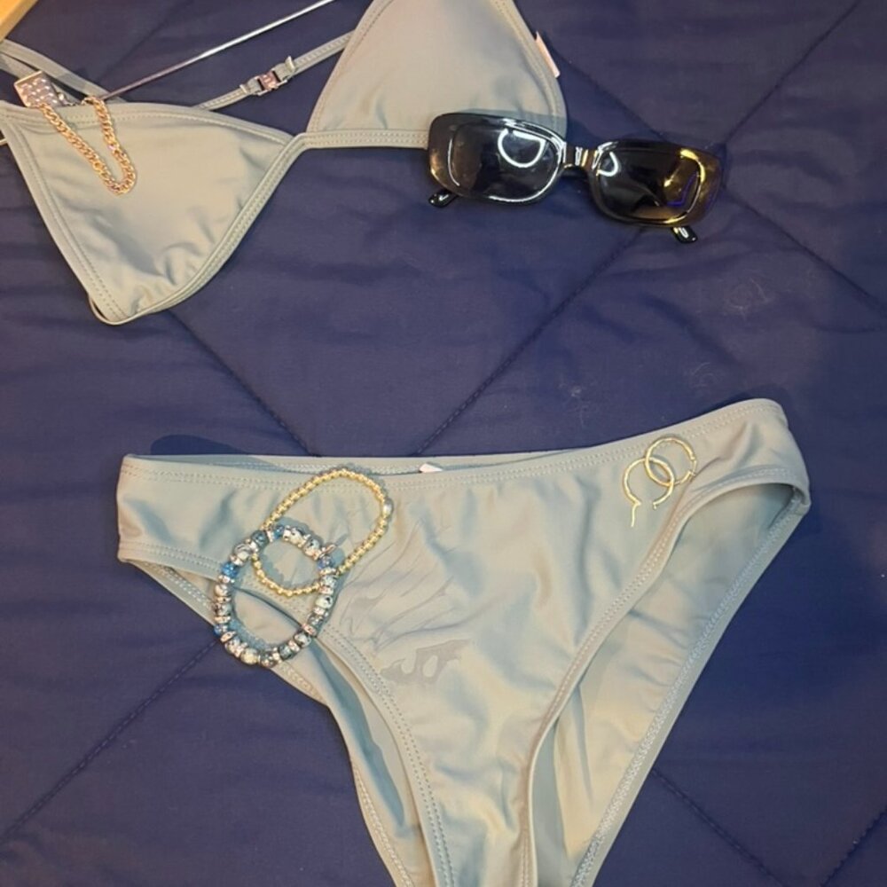 Green SHEIN TEEN Bikini – Size 160 / Small – Minor Flaw